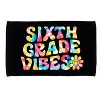 Sixth Grade Vibes 6th Grade Team Retro Back To School Microfiber Hand Towel