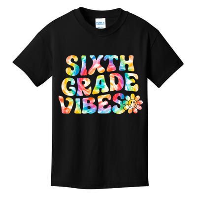 Sixth Grade Vibes 6th Grade Team Retro Back To School Kids T-Shirt