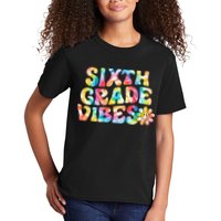 Sixth Grade Vibes 6th Grade Team Retro Back To School Kids T-Shirt