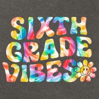 Sixth Grade Vibes 6th Grade Team Retro Back To School Cotton Canvas Backpack