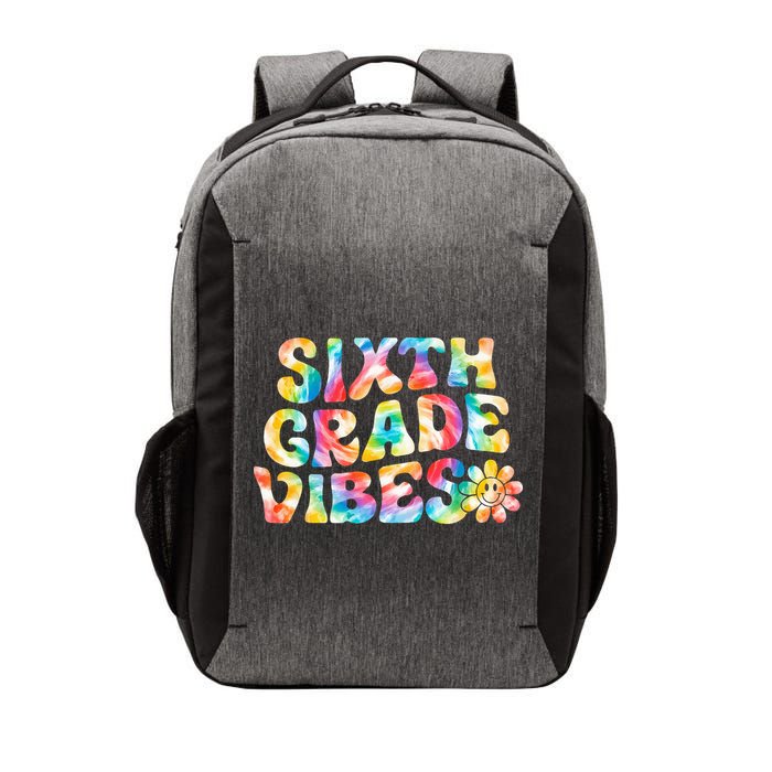 Sixth Grade Vibes 6th Grade Team Retro Back To School Vector Backpack