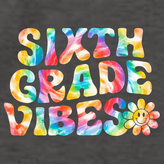 Sixth Grade Vibes 6th Grade Team Retro Back To School Vector Backpack