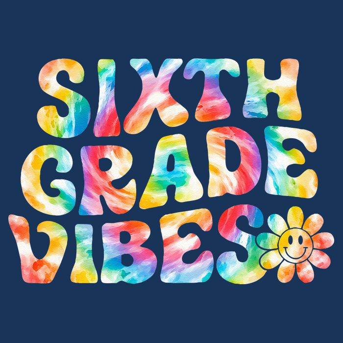 Sixth Grade Vibes 6th Grade Team Retro Back To School Infant Baby Jersey Bodysuit