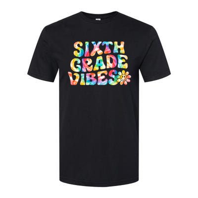 Sixth Grade Vibes 6th Grade Team Retro Back To School Softstyle CVC T-Shirt