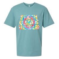 Sixth Grade Vibes 6th Grade Team Retro Back To School Sueded Cloud Jersey T-Shirt