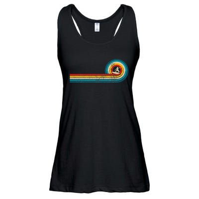 Surfer Gift Vintage Wave Retro Surfing Surf Beach Ladies Essential Flowy Tank