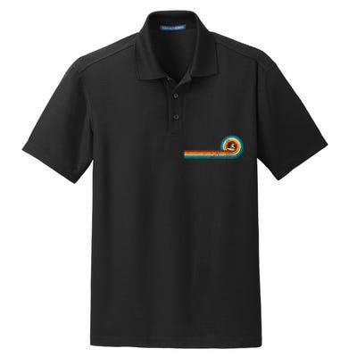 Surfer Gift Vintage Wave Retro Surfing Surf Beach Dry Zone Grid Polo