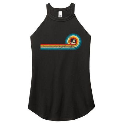 Surfer Gift Vintage Wave Retro Surfing Surf Beach Women's Perfect Tri Rocker Tank