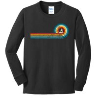 Surfer Gift Vintage Wave Retro Surfing Surf Beach Kids Long Sleeve Shirt