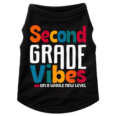 Second Grade Vibes Vintage 1st Day Of School Team 2nd Grade Doggie Tank