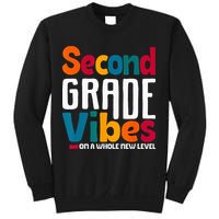 Second Grade Vibes Vintage 1st Day Of School Team 2nd Grade Sweatshirt