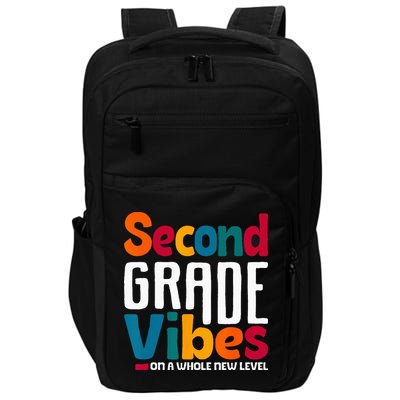 Second Grade Vibes Vintage 1st Day Of School Team 2nd Grade Impact Tech Backpack