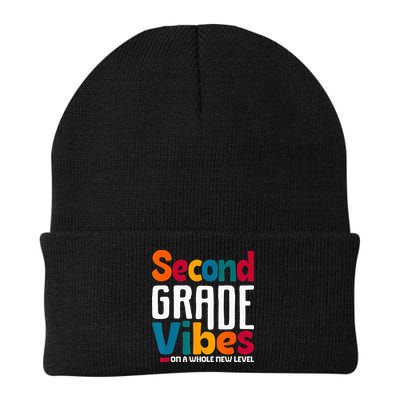 Second Grade Vibes Vintage 1st Day Of School Team 2nd Grade Beanie