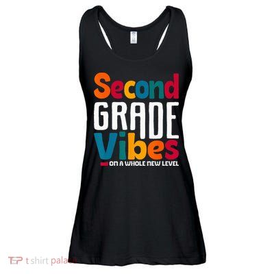 Second Grade Vibes Vintage 1st Day Of School Team 2nd Grade Ladies Essential Flowy Tank