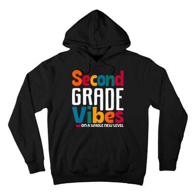 Second Grade Vibes Vintage 1st Day Of School Team 2nd Grade Tall Hoodie