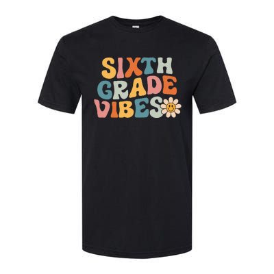 Sixth Grade Vibes 6th Grade Team Retro 1st Day Of School Softstyle CVC T-Shirt