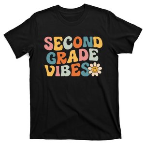 Second Grade Vibes 2nd Grade Team Retro 1st Day of School T-Shirt