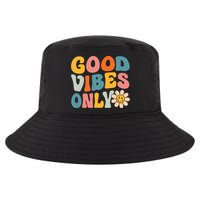 Summer Good Vibes Only Groovy Retro Beach Hawaii Vacation Cool Comfort Performance Bucket Hat