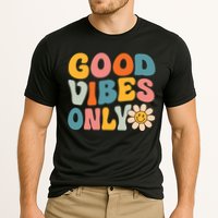 Summer Good Vibes Only Groovy Retro Beach Hawaii Vacation Performance Shirt