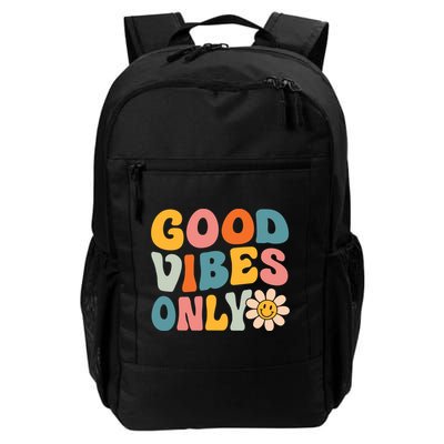 Summer Good Vibes Only Groovy Retro Beach Hawaii Vacation Backpack