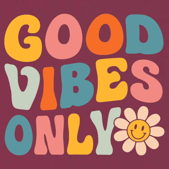 Summer Good Vibes Only Groovy Retro Beach Hawaii Vacation 16oz Travel Tumbler