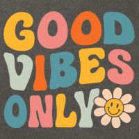 Summer Good Vibes Only Groovy Retro Beach Hawaii Vacation Cotton Canvas Backpack