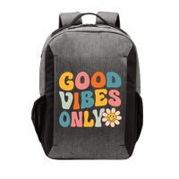 Summer Good Vibes Only Groovy Retro Beach Hawaii Vacation Vector Backpack
