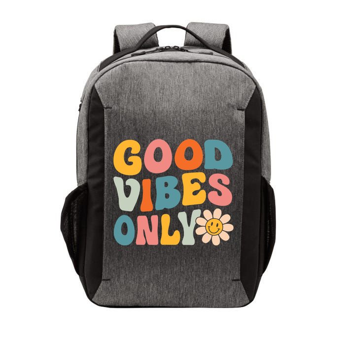 Summer Good Vibes Only Groovy Retro Beach Hawaii Vacation Vector Backpack