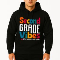 Second Grade Vibes Vintage 1st Day Of School Team 2nd Grade Hoodie