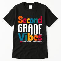 Second Grade Vibes Vintage 1st Day Of School Team 2nd Grade Tall T-Shirt