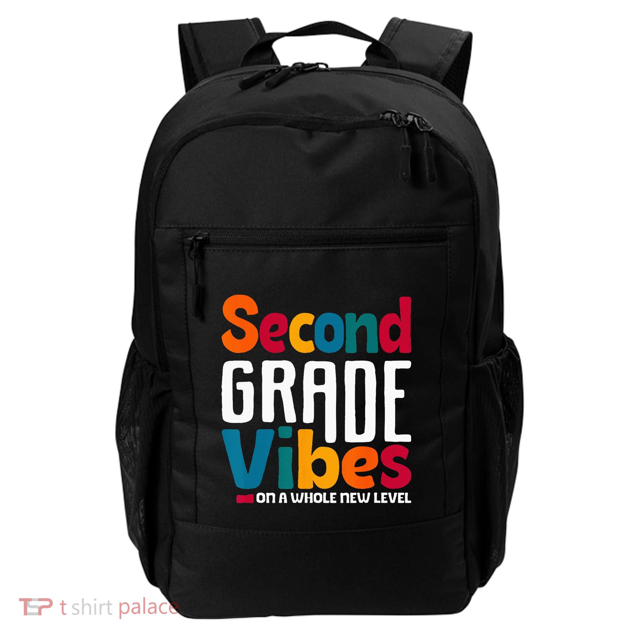 Second Grade Vibes Vintage 1st Day Of School Team 2nd Grade Backpack