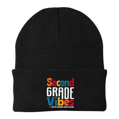 Second Grade Vibes Vintage 1st Day Of School Team 2nd Grade Beanie
