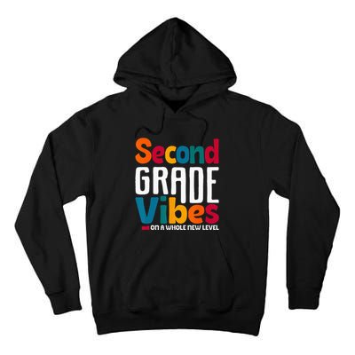 Second Grade Vibes Vintage 1st Day Of School Team 2nd Grade Tall Hoodie