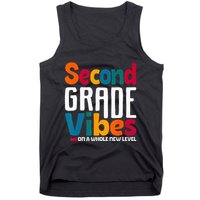 Second Grade Vibes Vintage 1st Day Of School Team 2nd Grade Tank Top
