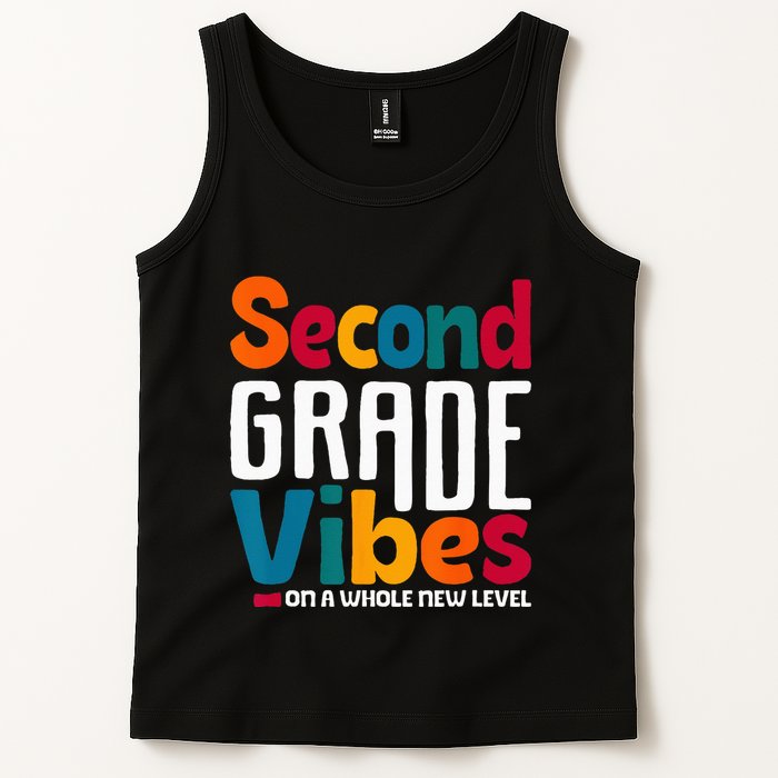 Second Grade Vibes Vintage 1st Day Of School Team 2nd Grade Tank Top