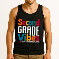 Second Grade Vibes Vintage 1st Day Of School Team 2nd Grade Tank Top