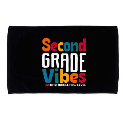 Second Grade Vibes Vintage 1st Day Of School Team 2nd Grade Microfiber Hand Towel