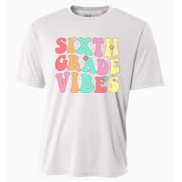 Sixth Grade Vibes 6th Grade First Day Of School Teacher Cooling Performance Crew T-Shirt