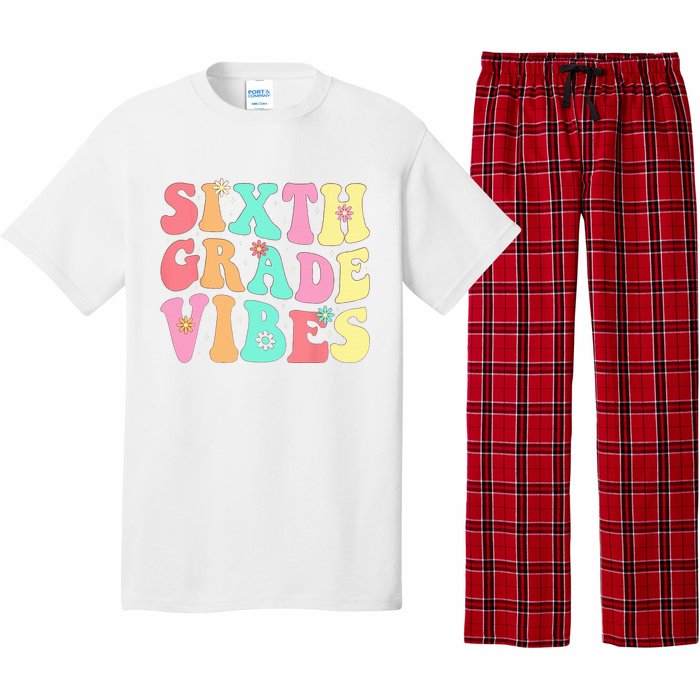 Sixth Grade Vibes 6th Grade First Day Of School Teacher Pajama Set