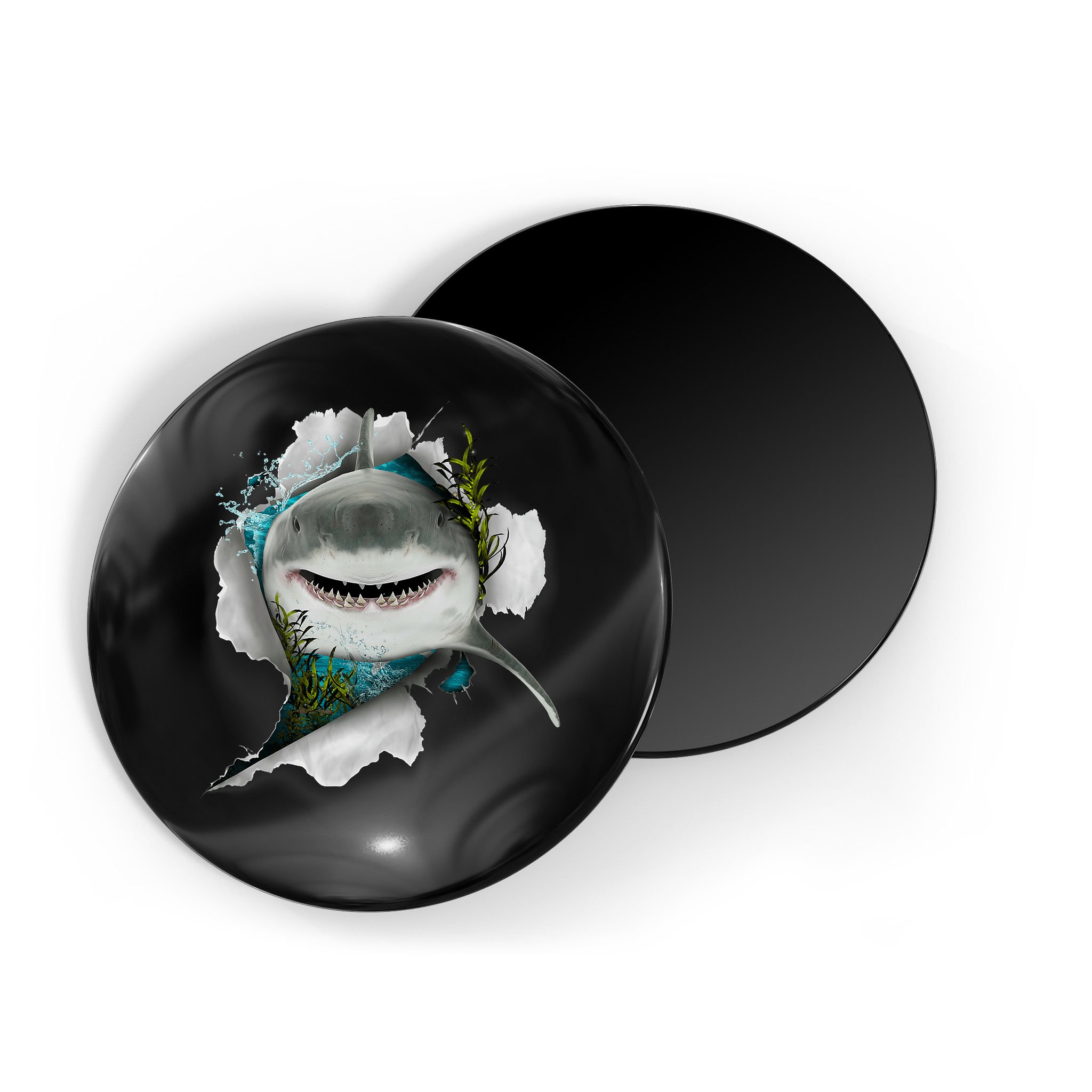Shark Great White Shark Deep Sea Fishing Funny Shark Magnet