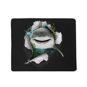 Shark Great White Shark Deep Sea Fishing Funny Shark Mousepad