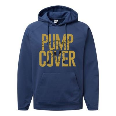 S Gym Wear Funny Dad Pump Cover Gift Performance Fleece Hoodie