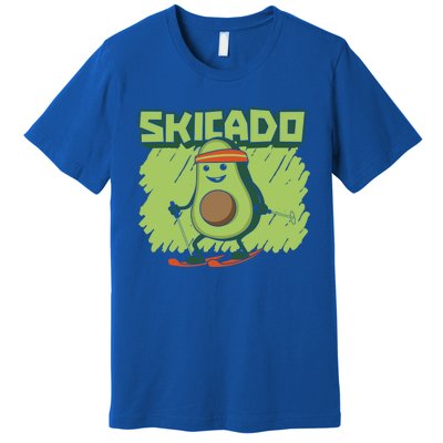 Skicado Gift Winter Snow Sports Skier Ski Mountains Skiing Gift Premium T-Shirt