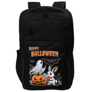 Spooky Ghost With Bunny Impact Tech Backpack