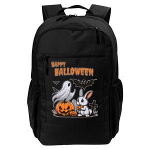 Spooky Ghost With Bunny Daily Commute Backpack