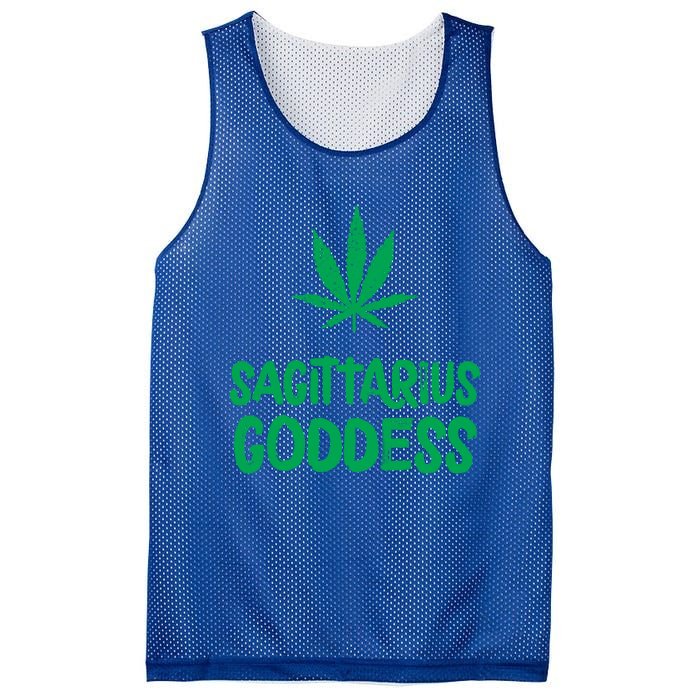 Sagittarius Goddess Weed Leaf Marijuana Horoscope Astrology Gift Mesh Reversible Basketball Jersey Tank