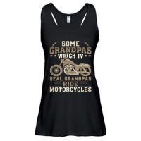 Some Grandpas Watch TV Real Grandpas Ride Motorcycles Ladies Essential Flowy Tank