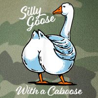 Silly Goose With A Caboose Funny Legacy Tie Dye Trucker Hat