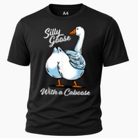 Silly Goose With A Caboose Funny Performance Shirt