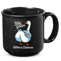 Silly Goose With A Caboose Funny 15oz Campfire Ceramic Mug